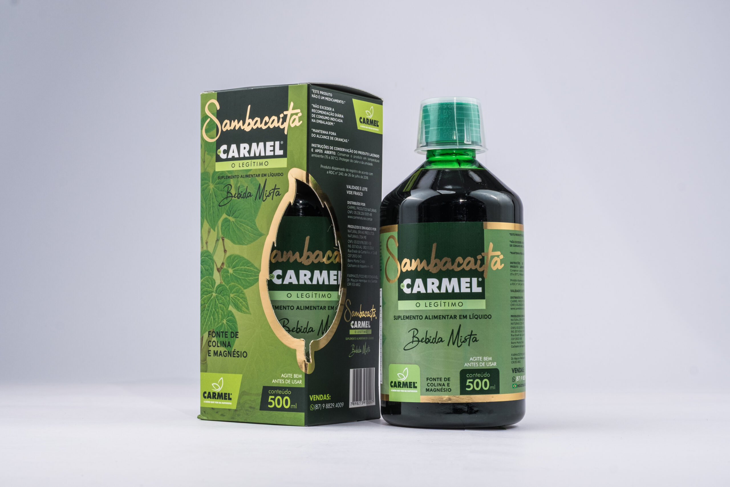 Suplemento alimentar natural líquido